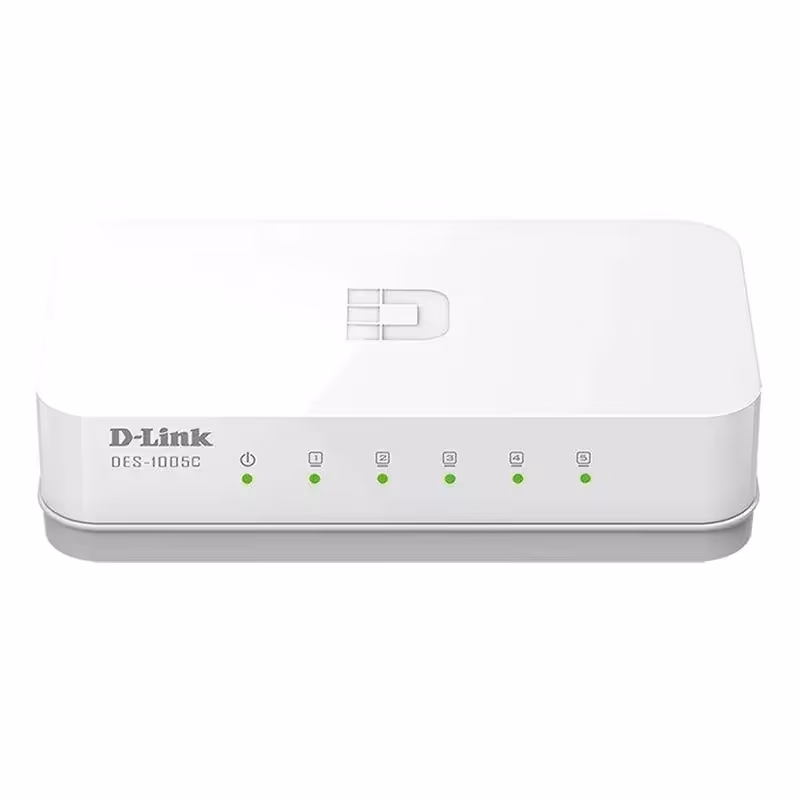 سوییچ 5 پورت شبکه دی-لینک مدل DES-1005C