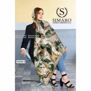 روسری نخی دست دوز قواره 140