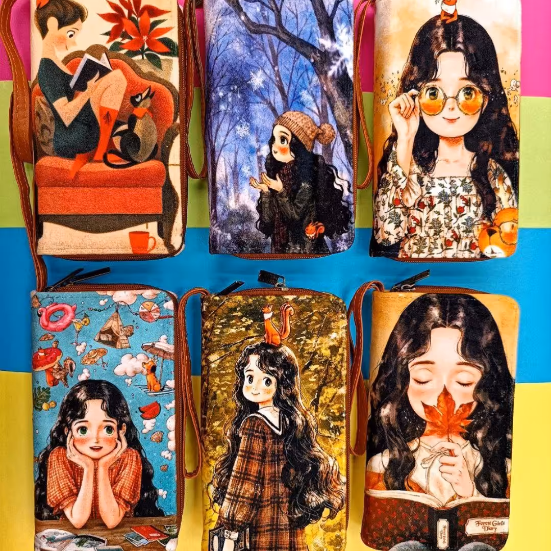 کیف پول مخمل در 20 طرح مختلف 