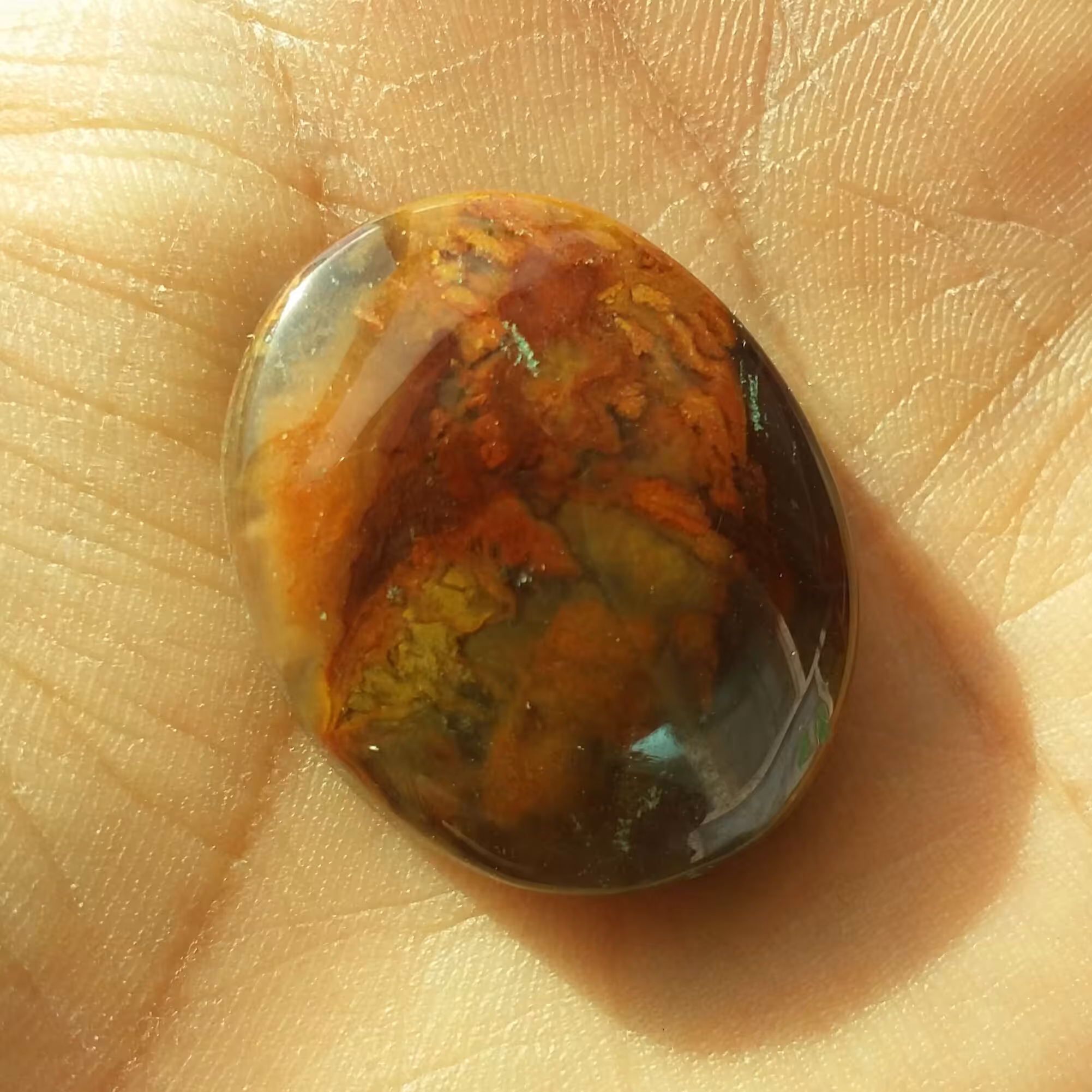 نگین شجر پاییزی 7 رنگ بسیااار خاص و زیبا سایز درشت مدالی