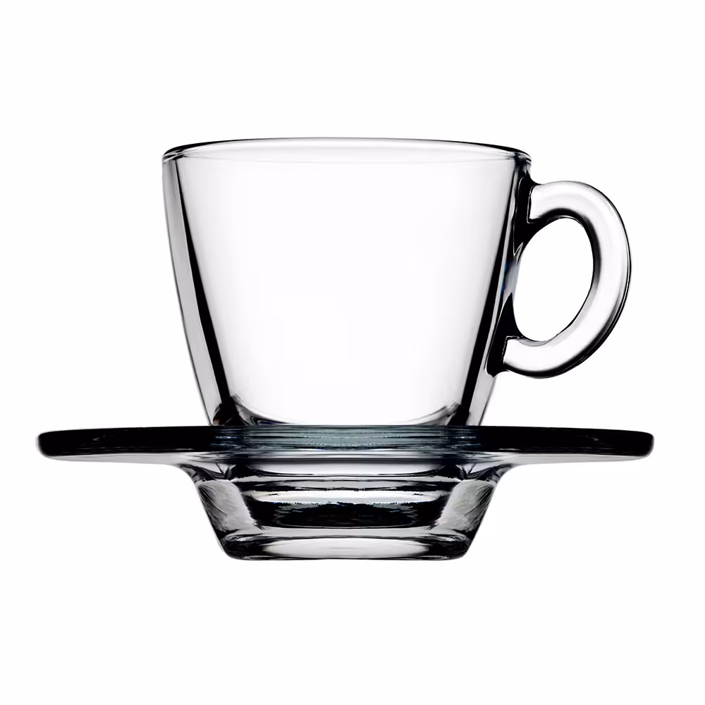 ست فنجان و نعلبکی پاشاباغچه (Pasabahce) مدل Aqua