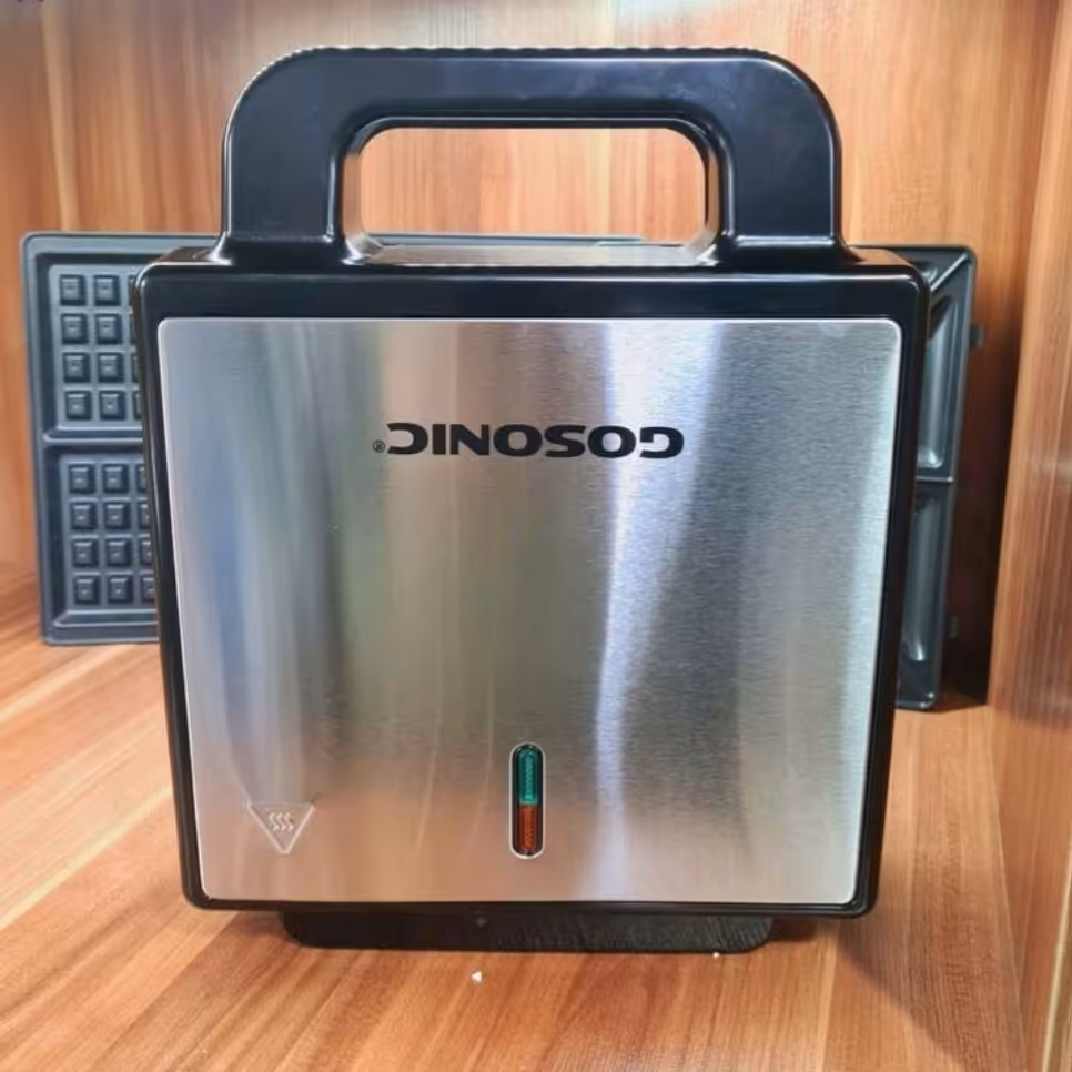 ساندویچ ساز  وافل ساز 3 کاره گوسونیک مدل 706 ارسال رایگان