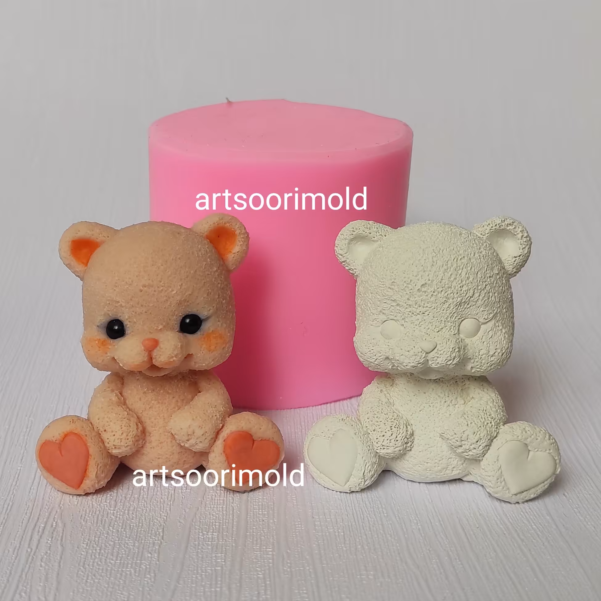 مولد ، قالب سیلیکونی خرس پاقلبی پنج سانتی