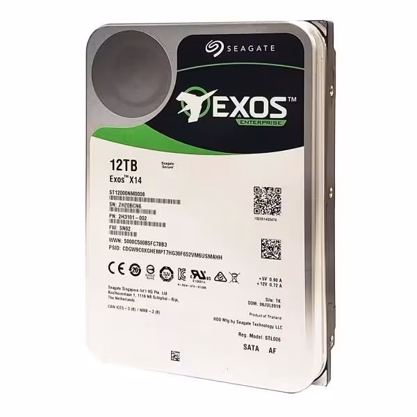 هارد دیسک اینترنال سیگیت مدل Exos X14 SATA3 ظرفیت 12 ترابایت