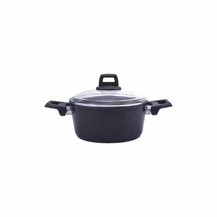 ماهیتابه درب دار الماسه 18 سانتی 1.8 لیتری کاراجا کد 502000171