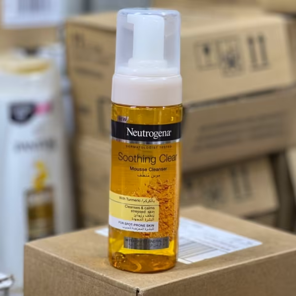 فوم شستشوی صورت نوتریژنا،حاوی زردچوبه ،بدون چربی،150 میل