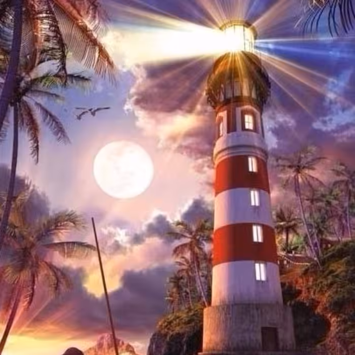 تابلو پازل 1000 تکه آلمانی اورجینال (شب نما-فلورسنت) لیمیتد ادیشن  RAVENSBURGER