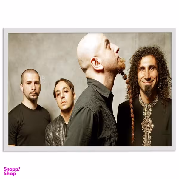 تابلو نوری بکلیت طرح گروه System Of A Down مدل لایت باکس W-s1986