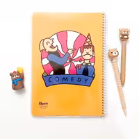 دفتر 60 برگ مجلد  الیپون طرح کمدی