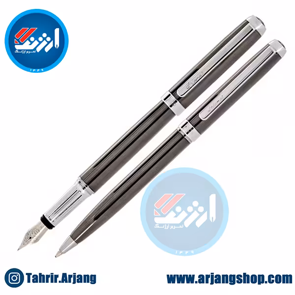 ست خودکار و خودنویس ایپلمات مدل LORD رنگ دودی