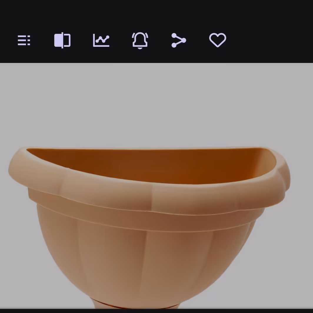 گلدان دیواری کد430  در 14 رنگ متفاوت کیفیت  عالی به همراه زیر گلدانی قابل نصب به دیوار ( تکی و  عمده) باارسال رایگان