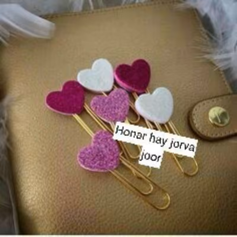 نشانگر کتاب و گوشه گیر کتاب مدل قلب با فوم اکلیلی