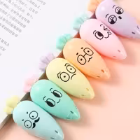 هایلاتر هویجی 6 رنگ جذاب فانتزی بامزه