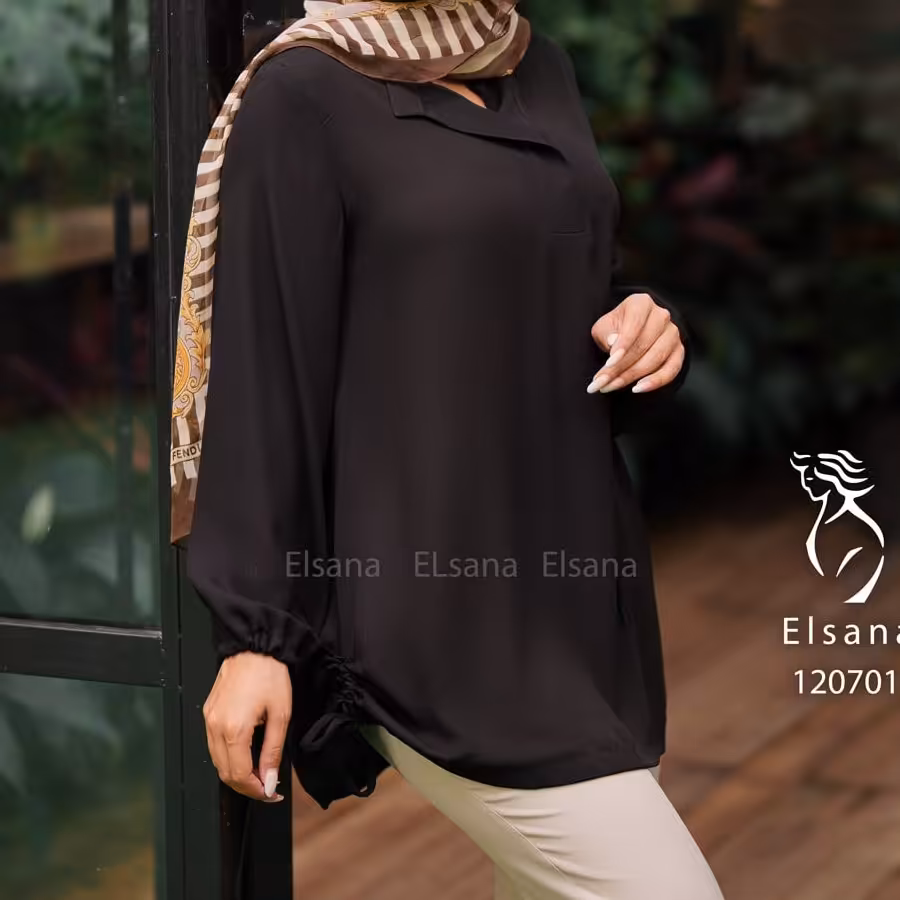 شومیز محرم زنانه حریر مدل آوش