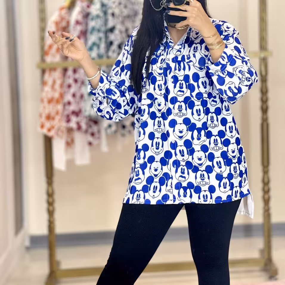 مانتو طرح میکی. مانتو پشت بلند. مانتو کوتاه. مانتو زنانه مانتو طرح عروسکی. مانتو ابروبادی. مانتو داکرون