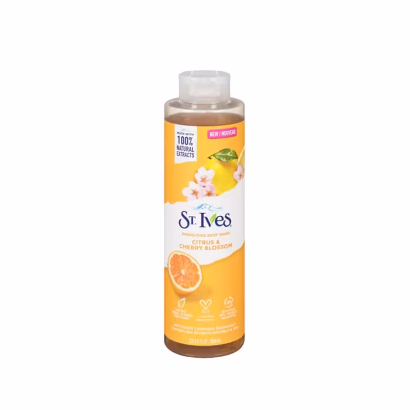 شامپو بدن مدل مرکبات و شکوفه‌های گیلاس اس تی.ایوز ST.IVES حجم 650 میل | فروشگاه ارس ترک