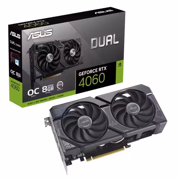 کارت گرافیک ایسوس GeForce RTX 4060 OC Edition 8GB
