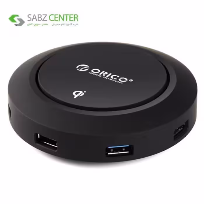 هاب USB3.0 و شارژر بیسیم 4 پورت اوریکو مدل HCP-5US
