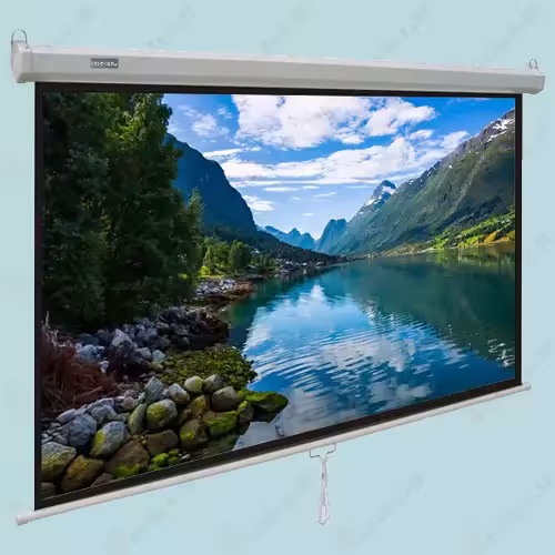 پرده نمایش دستی سلکسون CELEXON 2.5×2.5