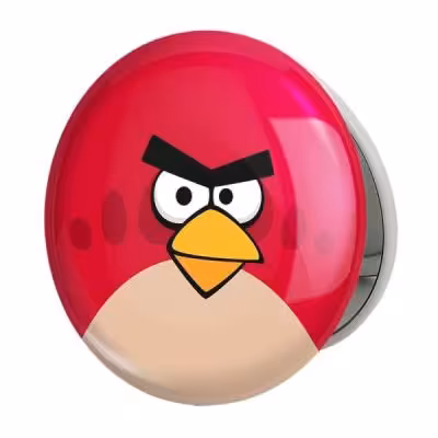 آینه جیبی خندالو طرح پرندگان خشمگین Angry Birds مدل تاشو کد 13856