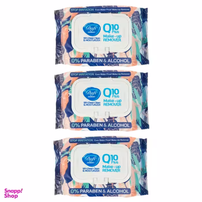 دستمال مرطوب دافی (Dafi) مدل Q10 مجموعه 3 عددی