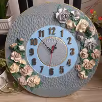 ساعت دیواری دست ساز اسکالپچر کد 5003