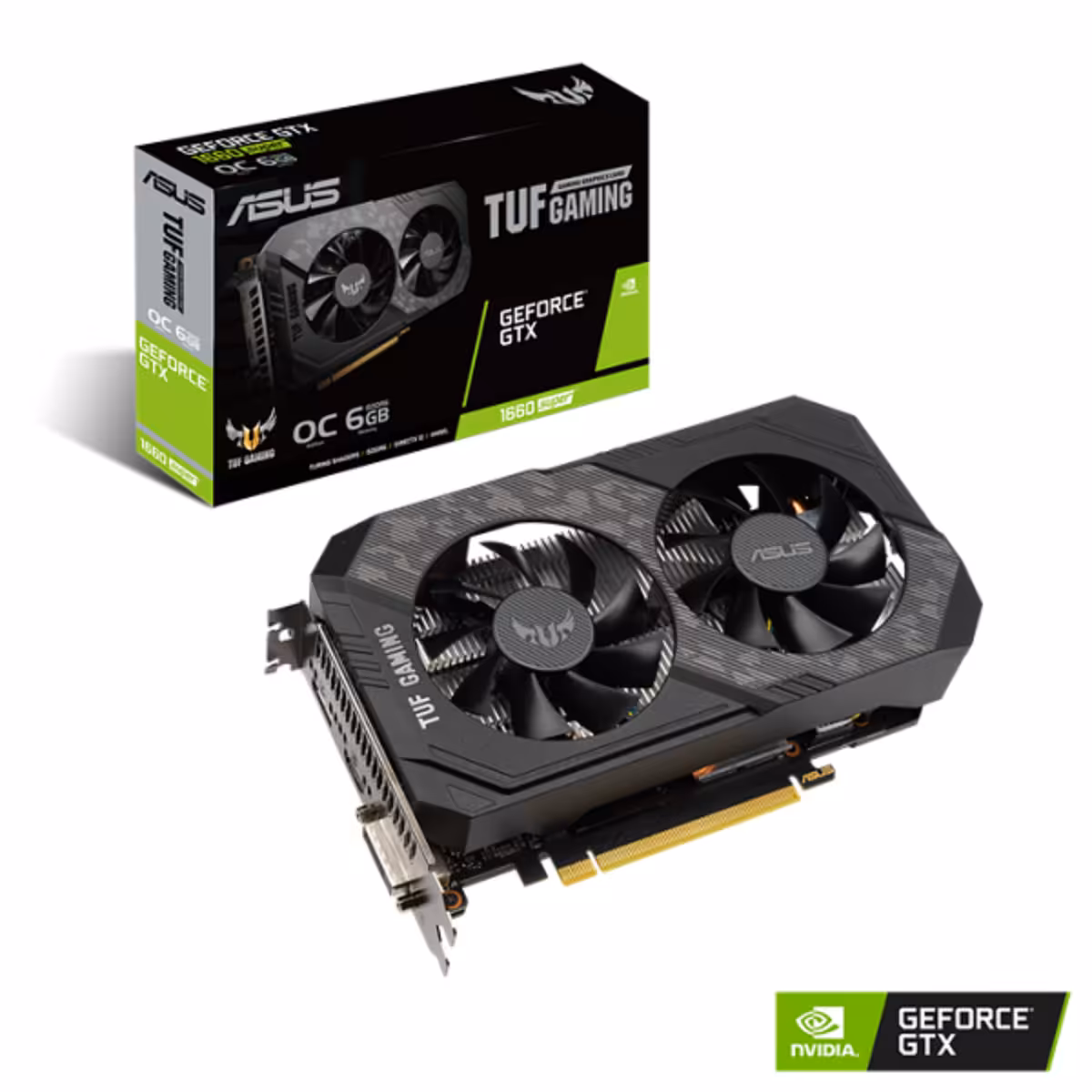 کارت گرافیک ایسوس مدل Asus GTX 1660S  TUF GAMING  6G EVO D6