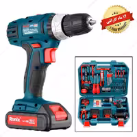 دریل شارژی  رونیکس 8018  چکشی 53 پارچه 