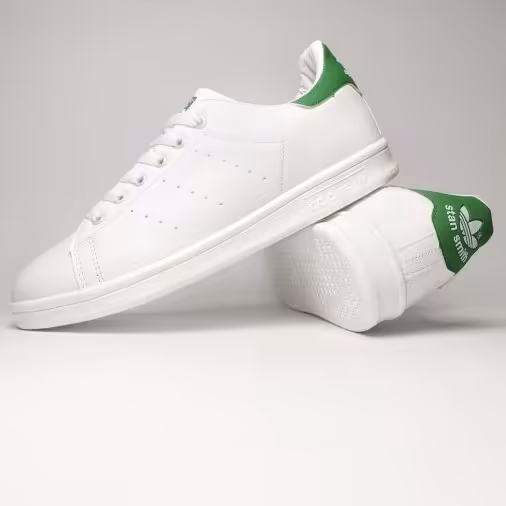 کتونی اسپرت آدیداس استن اسمیت ست زنانه و مردانه سفید سبز