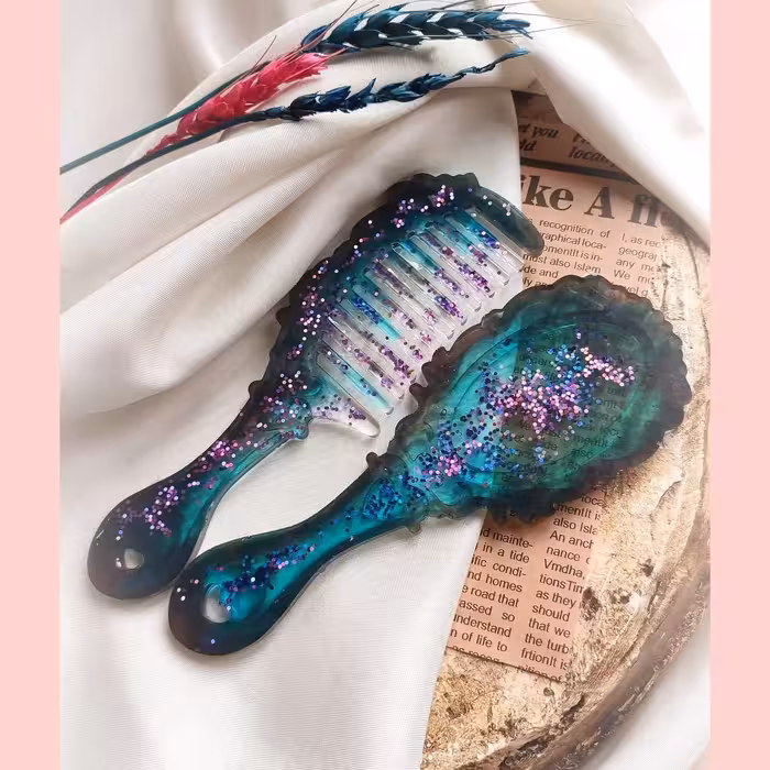 شانه و آینه رزین