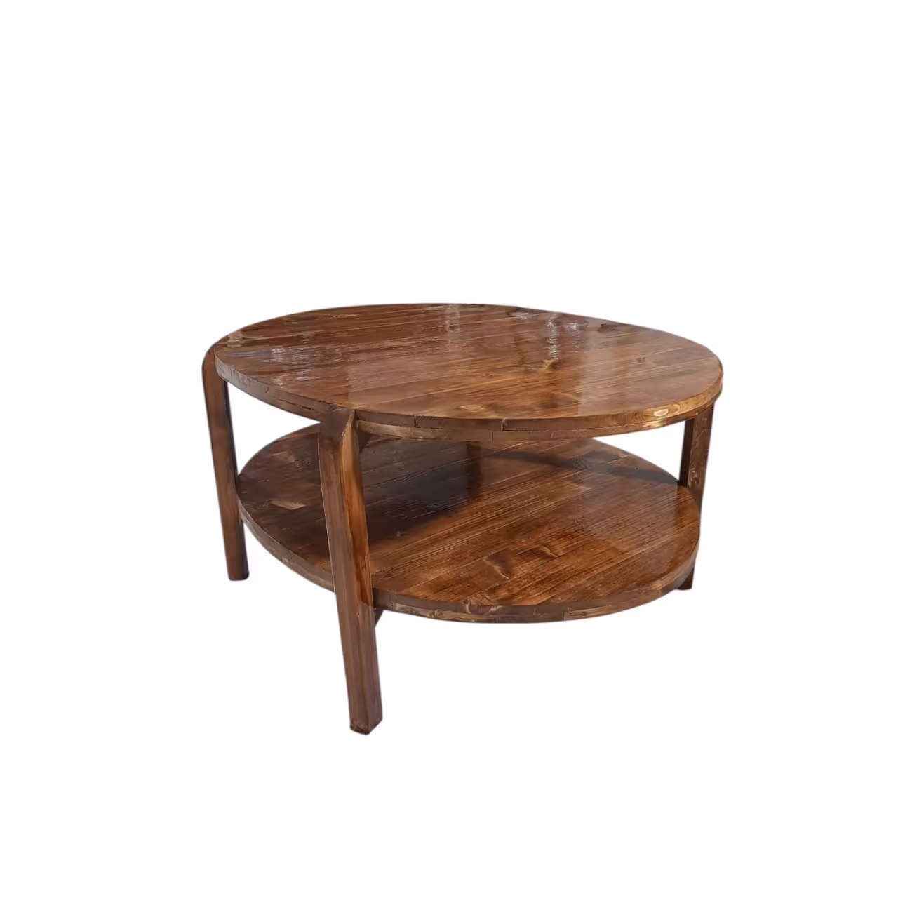 میز جلو مبلی بیضی با چوب روس کد44