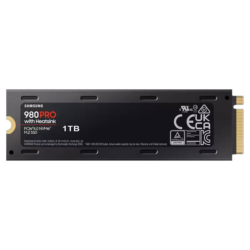 SSD اینترنال سامسونگ مدل 980PRO with Heatsink با ظرفیت 1 ترابایت | آی تی هوم