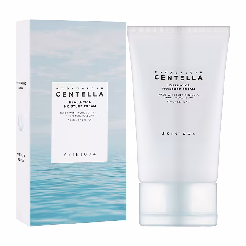 کرم مرطوب کننده ماداگاسکار سنتلا هیالو سیکا اسکین 1004 SKIN1004 Madagascar Centella Hyalu-Cica Moisture Cream • خوش آرا