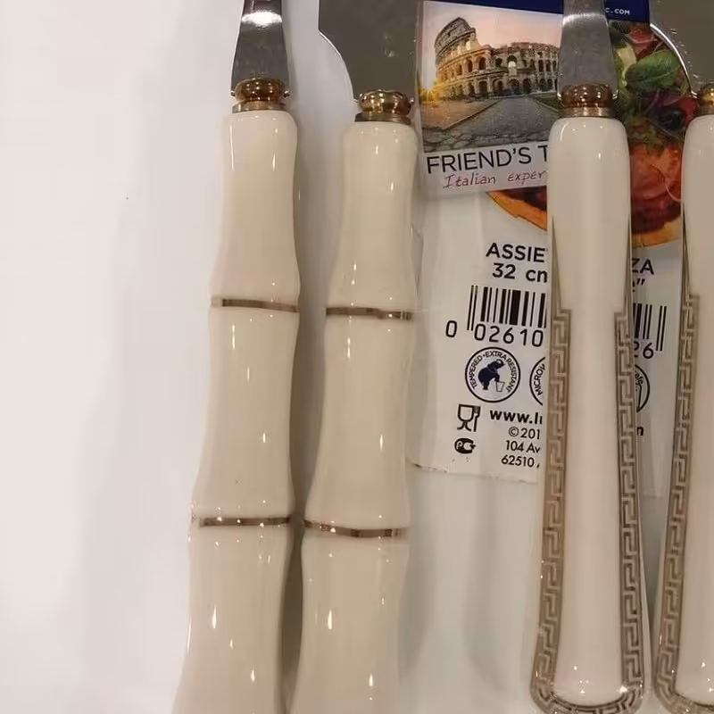 کارد و چنگال طرح بامبو یا استخوانی شیک و زیبا