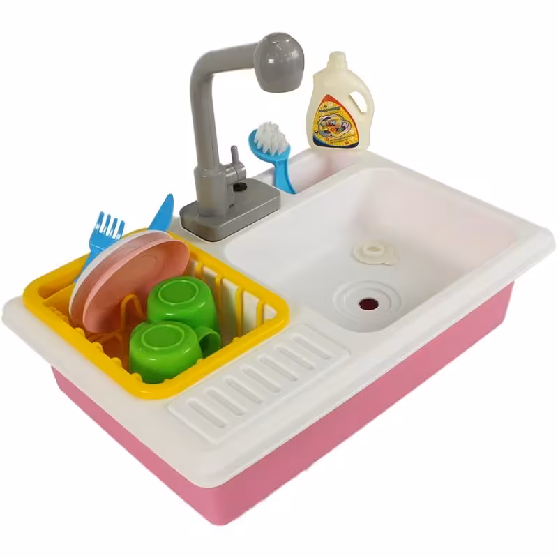 اسباب بازی سرویس آشپزخانه سینک ظرفشویی کودک