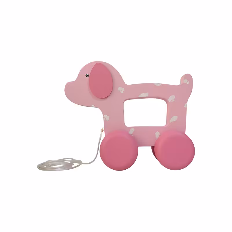 اسباب بازی چوبی مدل سگ ماشینی MKids48-3G