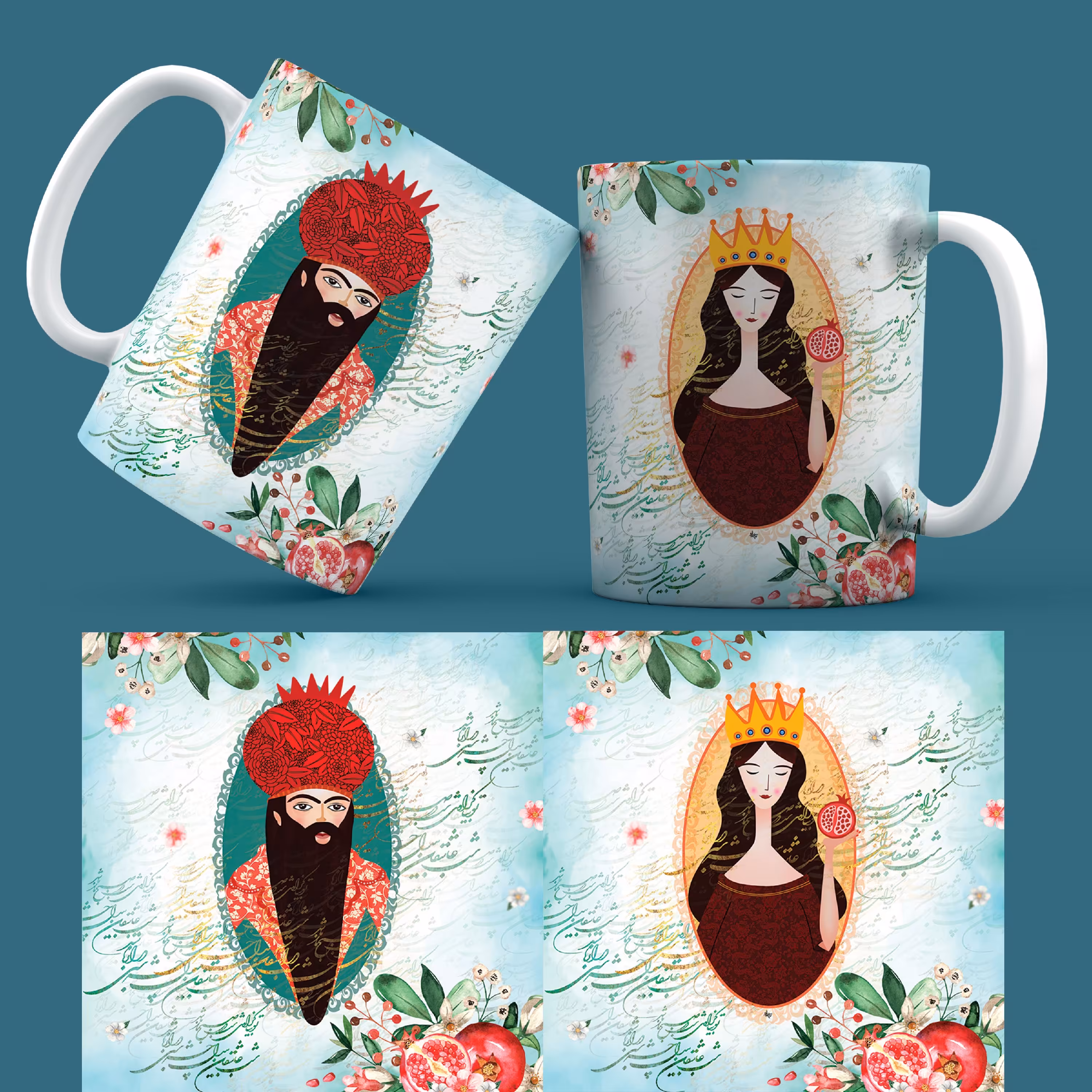 ماگ سرامیکی طرح یلدا 25