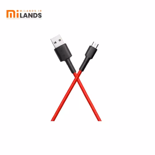 کابل شیائومی 100 سانتی متری Micro USB Braided Kevlar