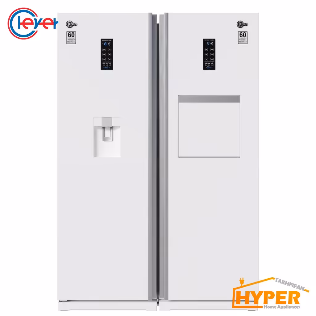 یخچال فریزر دوقلو کلور Glory Plus W سری 60 سفید