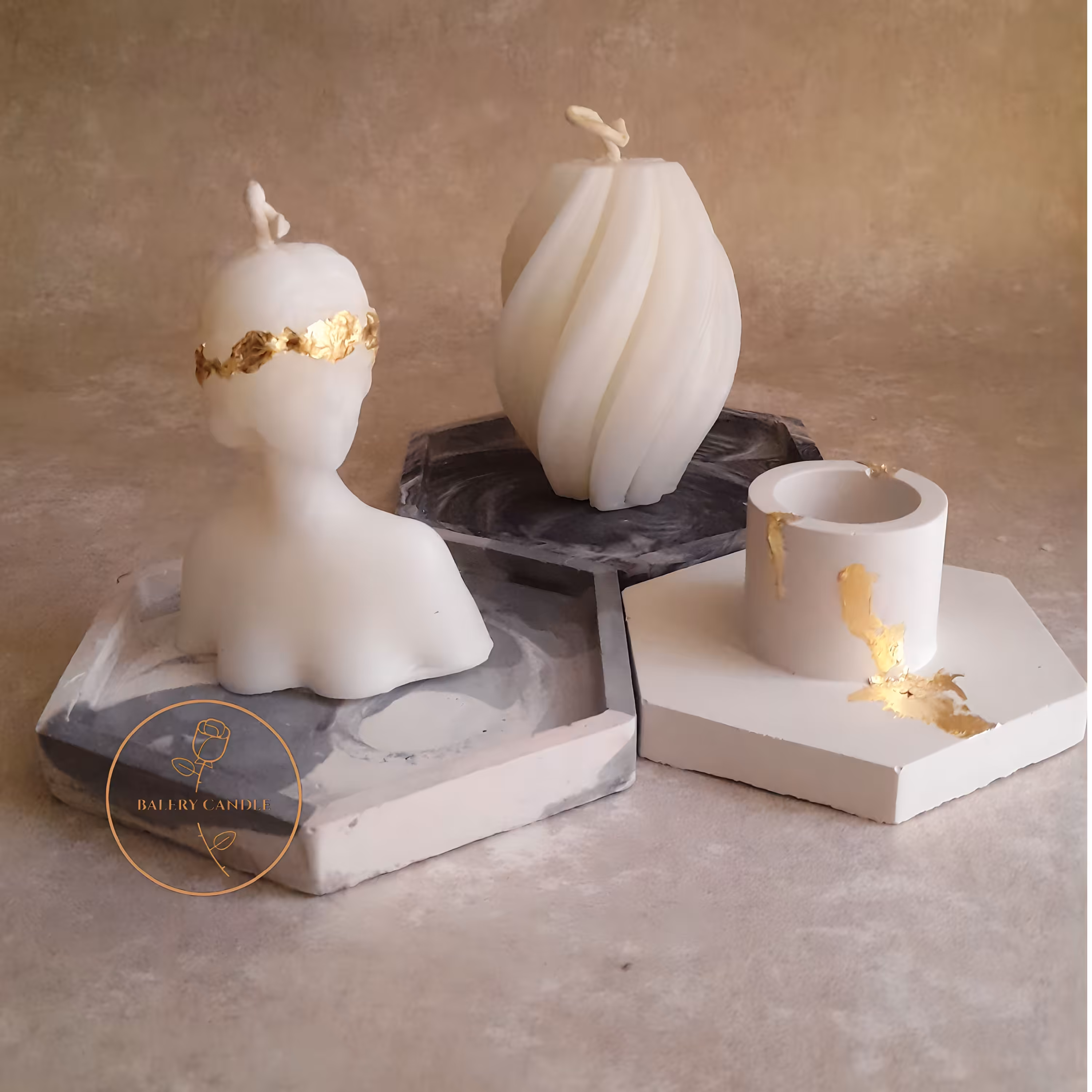 ست شمع  مناسب برای هدیه و دکوری (پس کرایه)