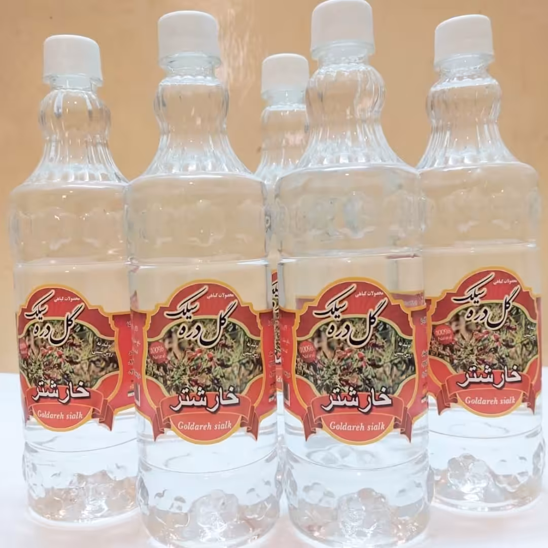 عرق خارشتر اعلا  اصل کاشان به روش سنتی یک لیتری