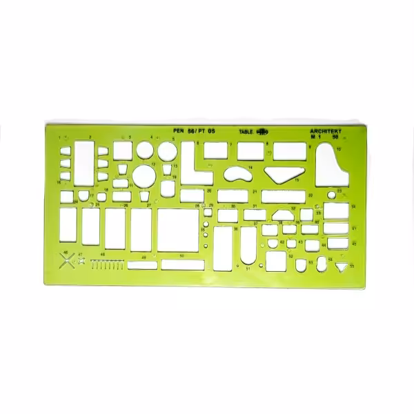 شابلون مبلمان 1/50 TABLE تکی