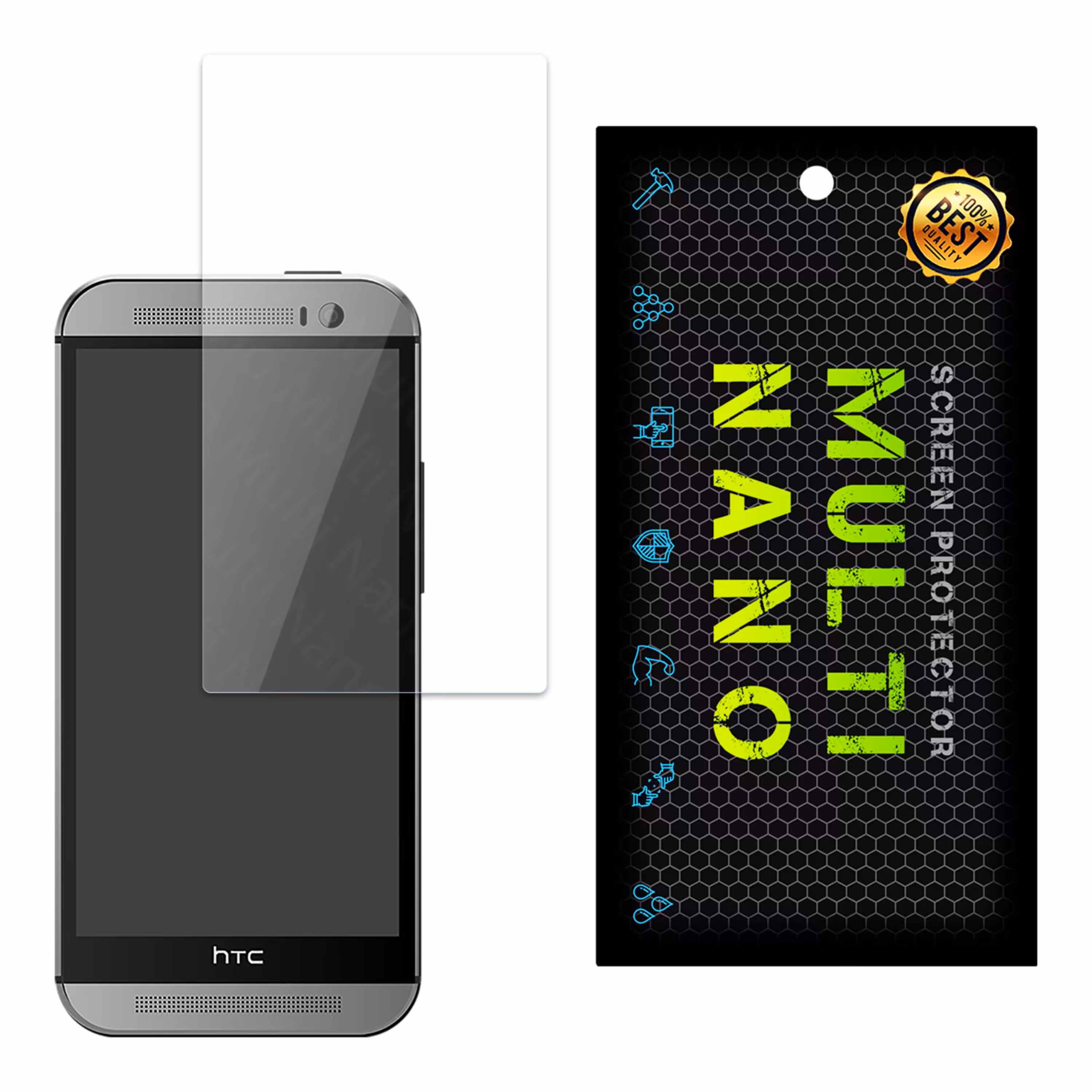 محافظ صفحه نمایش مولتی نانو مدل Pro مناسب برای گوشی موبایل اچ تی سی One M8