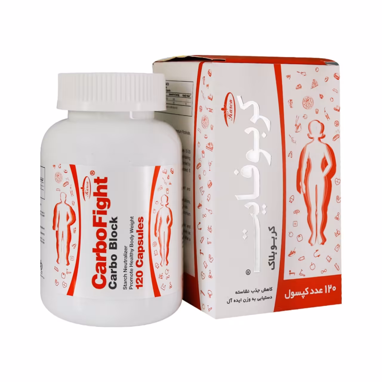کربوفایت بسته 120 عددی