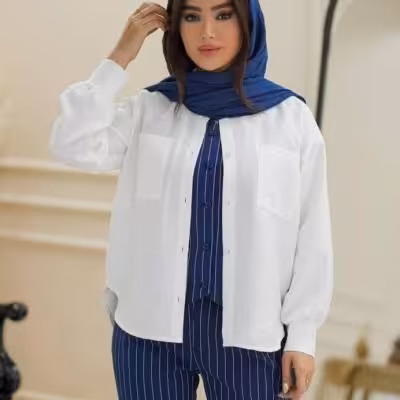 پیراهن و شلوار زنانه شانتون مدل ست سه تیکه
