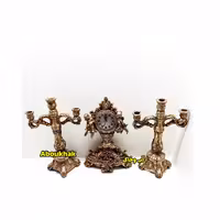 مجسمه ساعت وشمعدان(کد 101)