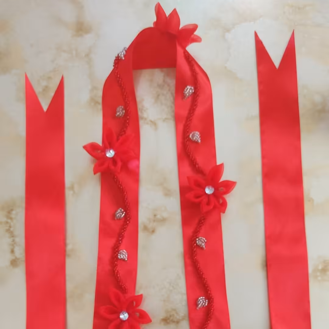 کمربند عروس طرح ساقه 