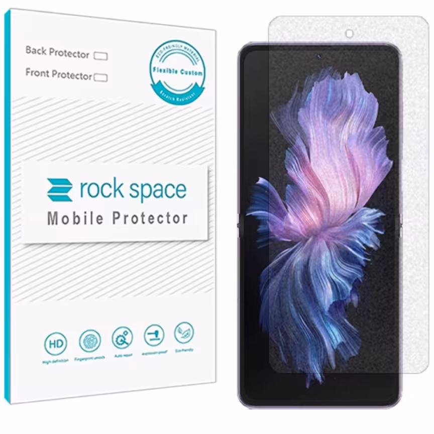 گلس مات نانو و ضد ضربه گوشی ویوو X Flip برند راک اسپیس   