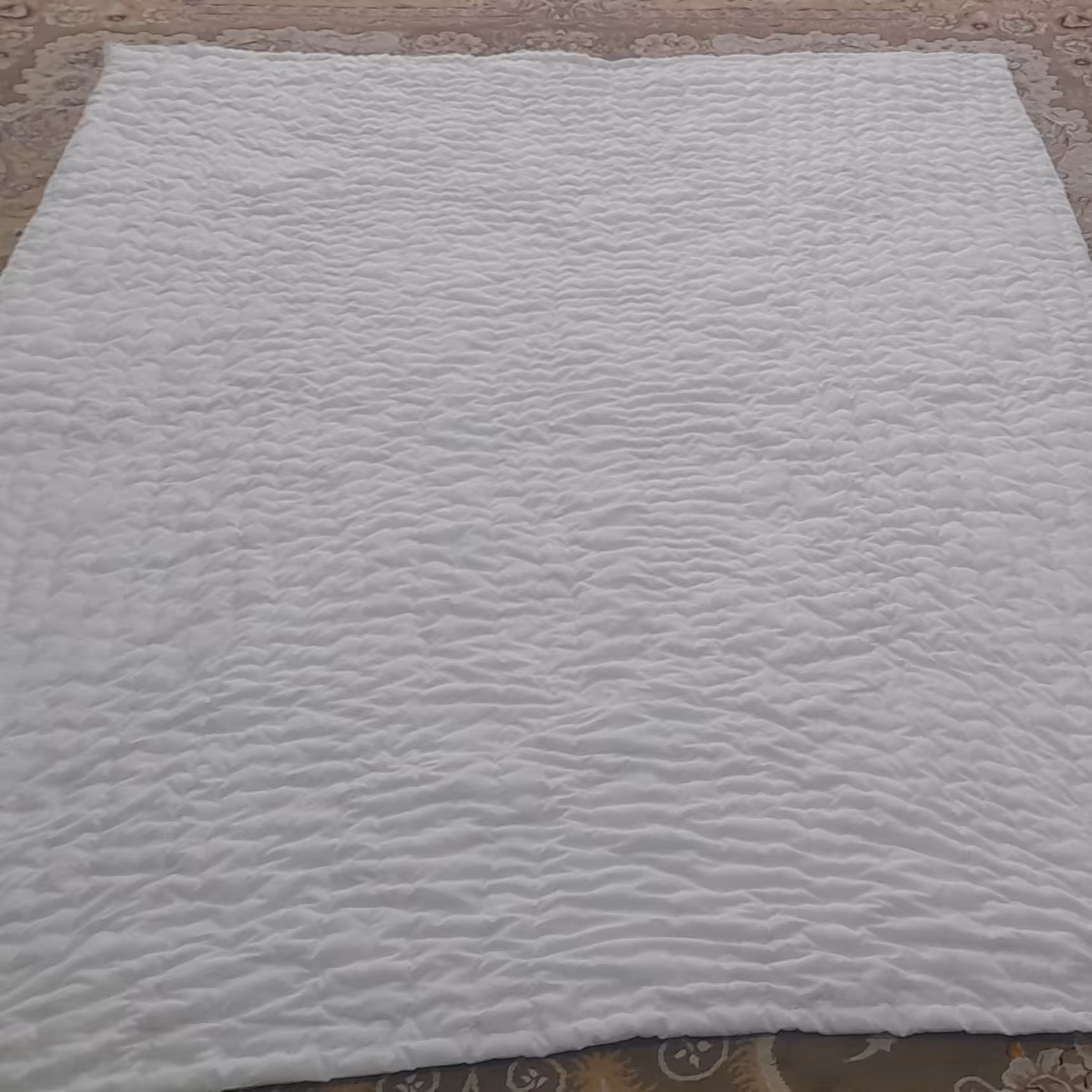 لحاف دست دوز با الیاف 