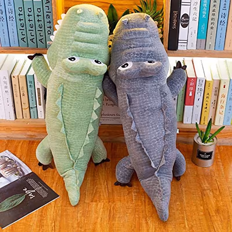 عروسک وارداتی تمساح  طول 50 سانتی متر